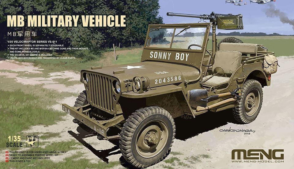 Meng 1/35 US MB Jeep VS011